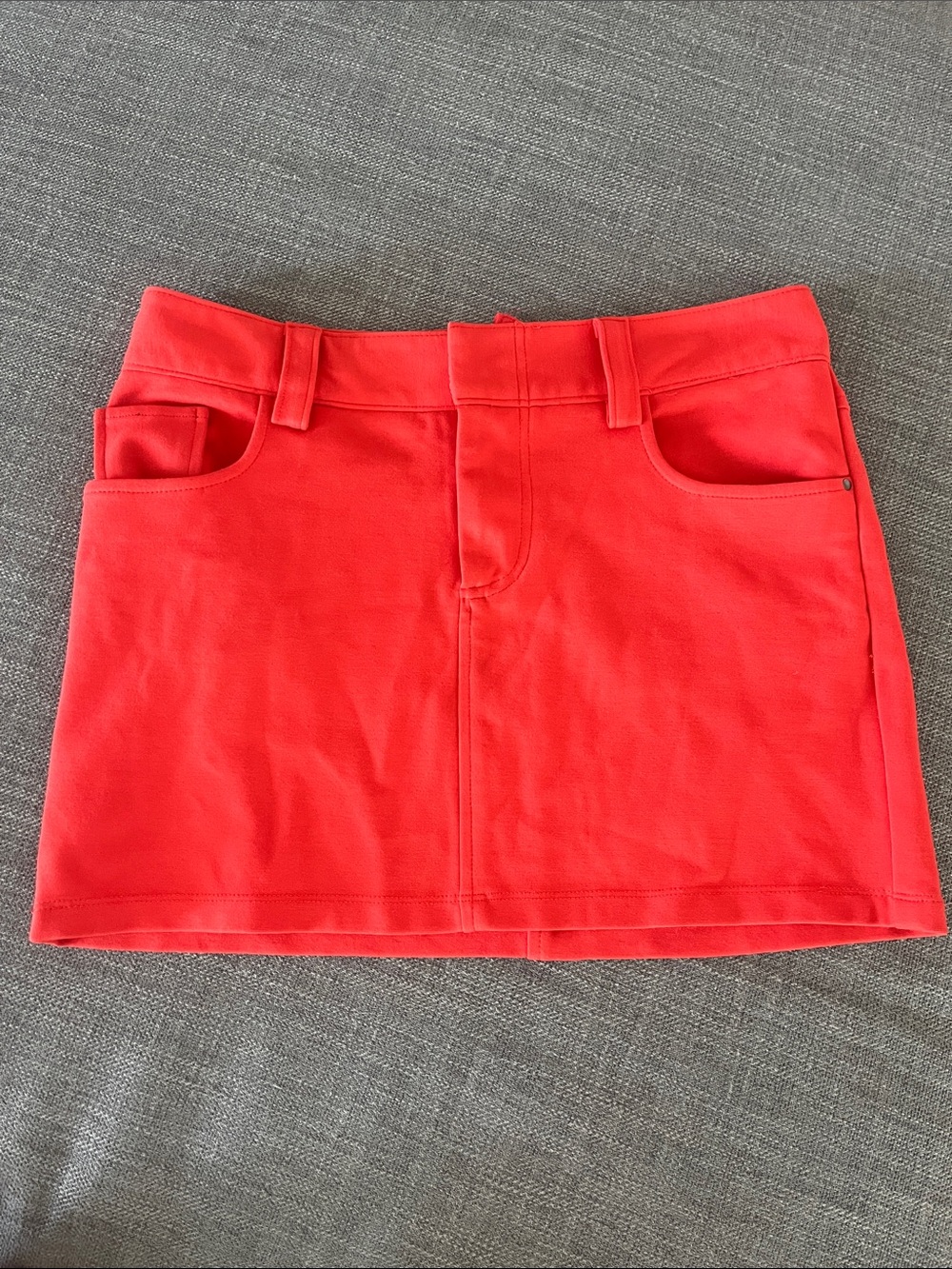 Alice + Olivia Red Mini Skirt